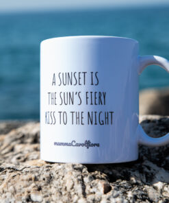 sunset dark mug