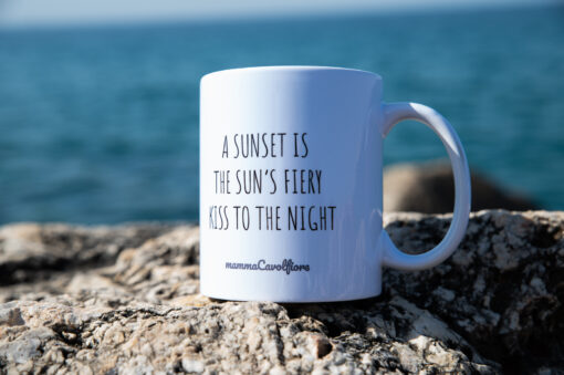sunset dark mug