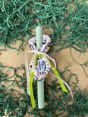 Scrunchie Easter Candle